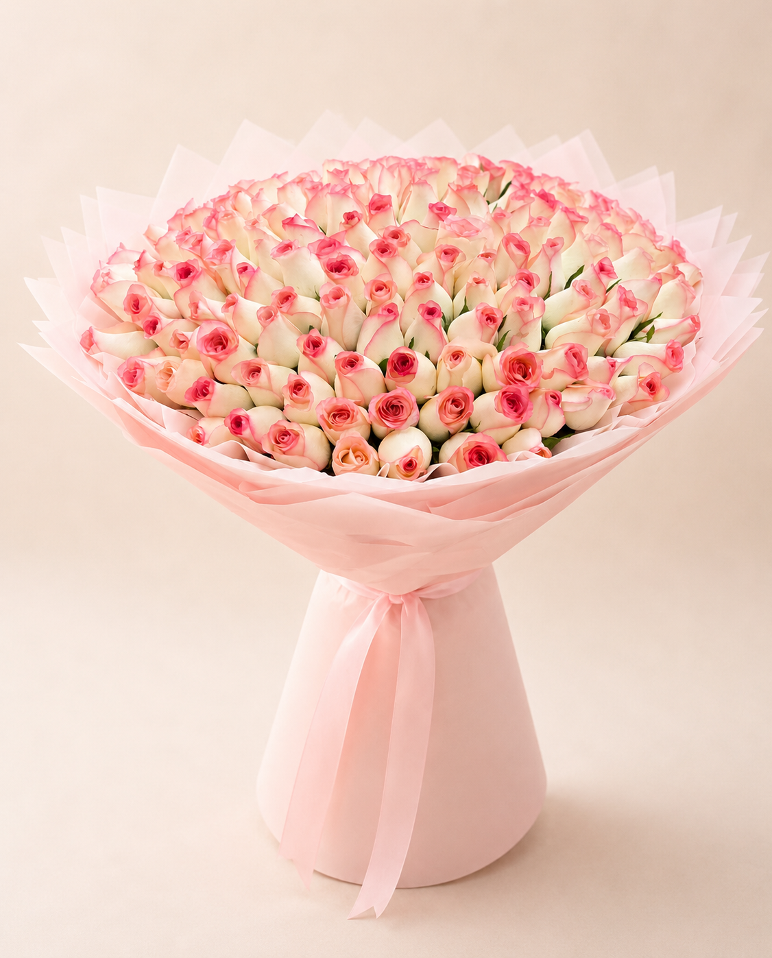 Pink & White Roses