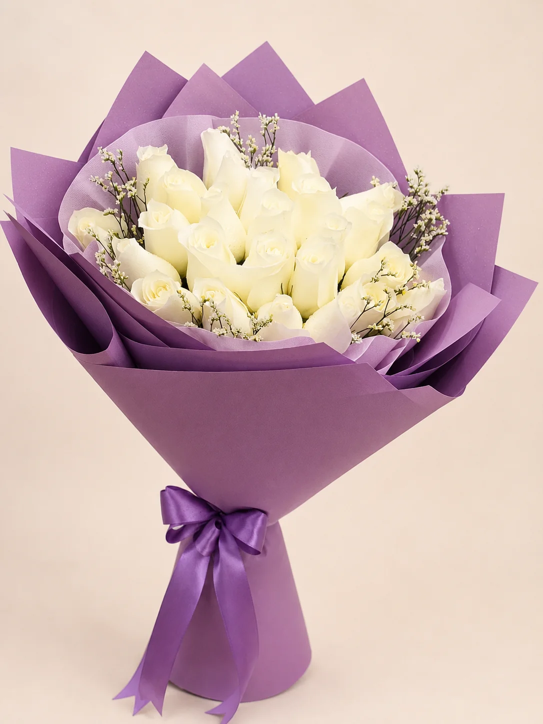 Purple & White Rose