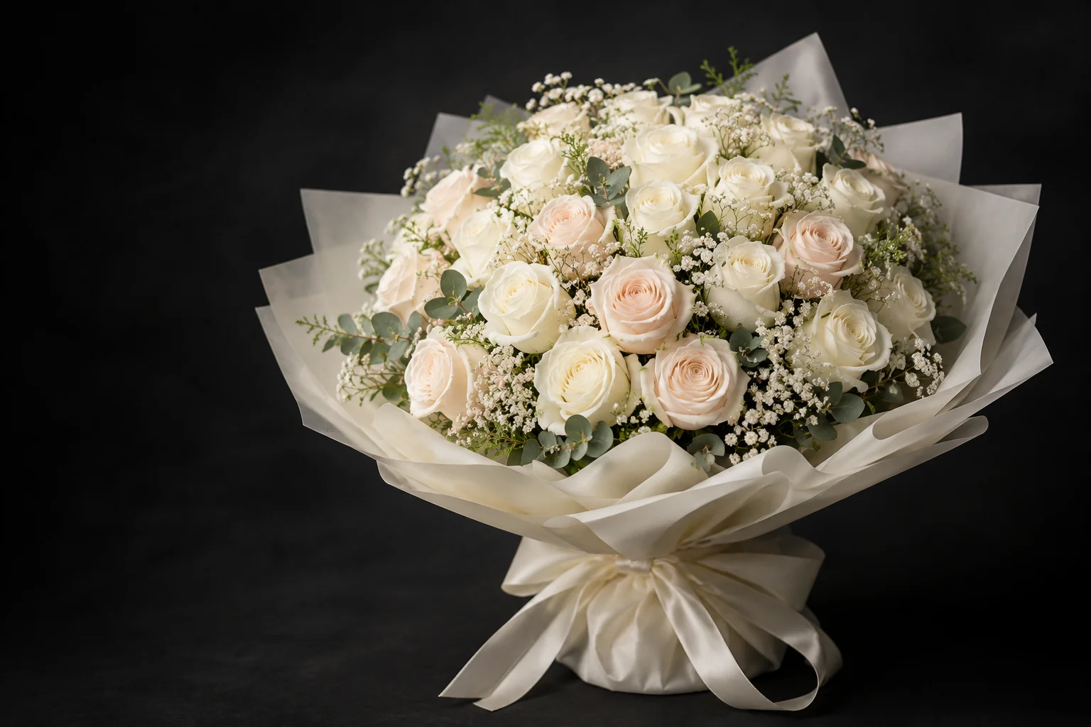 Wedding floral detail in close-up