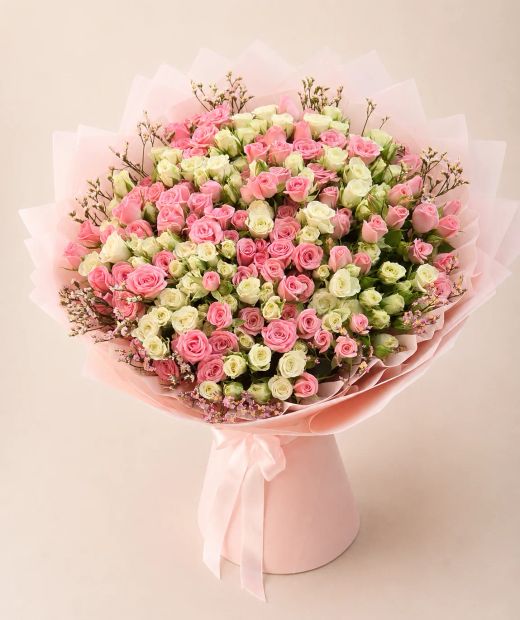Pink & White Romance Bouquet