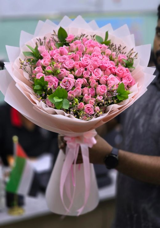 Premium Pink Rose Bouquet
