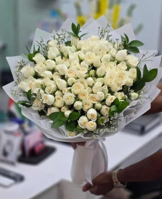 White Rose Bouquet